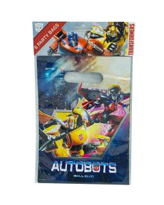TRANSFORMERS PLASTIC PARTY BAGS 6CT-LCY-83184
