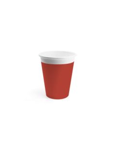 ECO COMP IND RED PAPER CUPS 200ML 8CT-PRO-90887