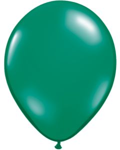 11 INCH LATEX JEWEL EMERALD GREEN 100CTP-QUA-43744