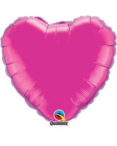 36 INCH FOIL MAGENTA HEART 1CTL-QUA-99338