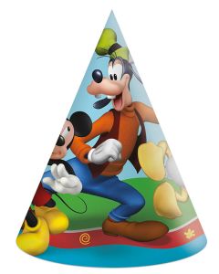 MICKEY ROCK THE HOUSE PAPER HATS 6CT-PRO-93940