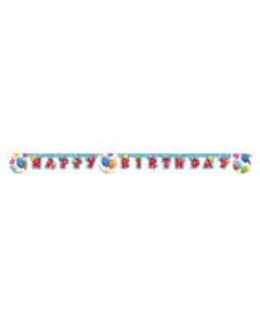 SPARKLING BALLOONS HAPPY BDAY DIE CUT BANNER 1CT-PRO-88155
