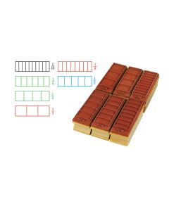 TFC-STAMP FRACTION RECTANGLE 6P-TFC-10353