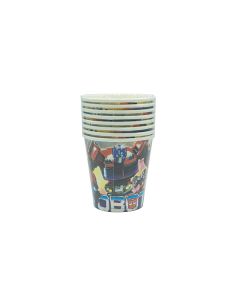 TRANSFORMERS PAPER CUPS 200ML 8CT-LCY-83182