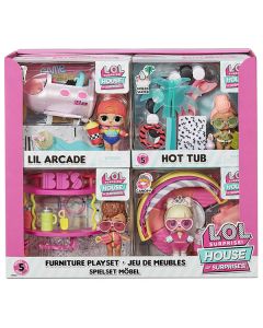 LOL SURPRISE FURNITURE PLAYSET WITH DOLL ASST-MGA-581642
