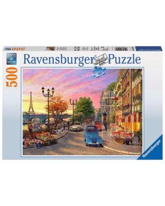 RAVENSBURGER 500PC PUZZLE A PARIS EVENING-RVG-14505