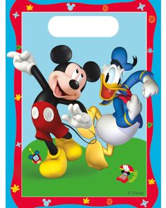 MICKEY ROCK THE HOUSE PLASTIC PARTY BAGS 6CT-PRO-94061