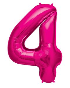 37 INCH AIR-HELIUM PINK FOIL BALLOON 4 1CTP-PRO-92490