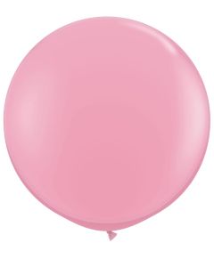 3 FT LATEX PLAIN RND PINK 2CTP-QUA-42764