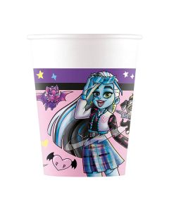 MONSTER HIGH PAPER CUPS 200ML 8CT-PRO-95705