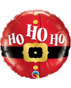 18 INCH FOIL RND HO HO HO SANTAS BELT 1CTP-QUA-52120