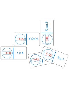 TFC-DOMINOES CLOCK DIGITAL AND NUMBERS 28P-TFC-11590