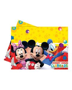 PLAYFUL MICKEY PLASTIC TABLECOVER 120X180CM 1CT-PRO-81511