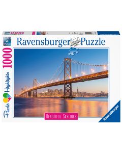 RAVENSBURGER 1000PC PUZZLE SAN FRANCISCO SKYLINE-RVG-14083