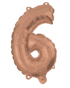 37 INCH AIR-HELIUM ROSE GOLD FOIL BALLOON 6 1CTP-PRO-92482