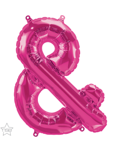 16 IN FOIL AMPERSAND MAGENTA AIR FILLED 1CTP-QUA-59762