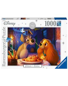 RAVENSBURGER 1000PC PUZZLE LADY AND THE TRAMP-RVG-13972