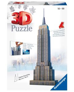 RAVENSBURGER 216PC 3D PUZZLE BUILDING EMPIRE STATE-RVG-12553