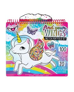 FASHION ANGELS UNICORN FANTASY SHAKER PORTFOLIO-FAA-12203