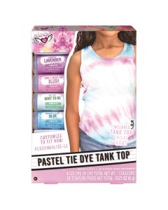 FASHION ANGELS TIE DYE PASTEL TANK TOP KIT-FAA-12713