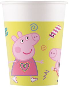 PEPPA PIG MESSY PLAY PAPER CUPS 200ML 8CT-PRO-93471