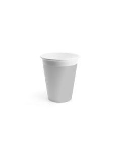 ECO COMP IND GREY PAPER CUPS 200ML 8CT-PRO-90906