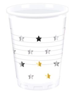 MILESTONE STARS  PLASTIC CUPS 200ML 8CT-PRO-88875