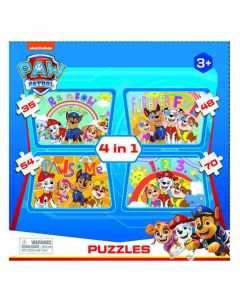 PAW PATROL 4 IN 1 PUZZLE (35+48+54+70)-LCY-82303