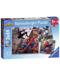 RAVENSBURGER 3X49PC PUZZLE SPIDERMAN-RVG-8025