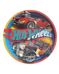 HOT WHEELS-PAPER PLATES LARGE 23CM 8CT-LCY-82316