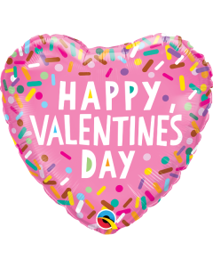 18 INCH FOIL VALENTINES SPRINKLES 1CTP-QUA-97155