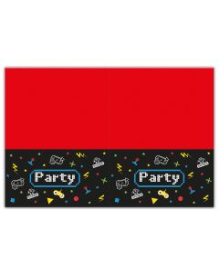 GAMING PARTY PLASTIC TABLECOVER 120X180CM 1CT-PRO-93773