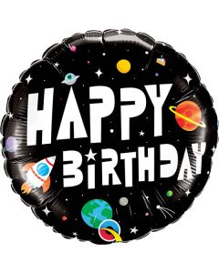 18 INCH FOIL RND BDAY ASTRONAUT 1 CTP-QUA-88059