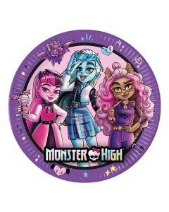 MONSTER HIGH PAPER PLATES 23CM 8CT - NG-PRO-95704