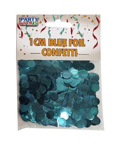 1CM BLUE FOIL CONFETTI 15G-BOR-82673