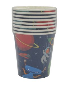 ASTRONAUT PAPER CUPS 200ML 8CT-LCY-82463