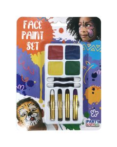 PARTY FACE PAINTS ON BLISTER PACK-KIE-82399