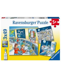 RAVENSBURGER 3X49PC PUZZLE ASTRONAUTS-RVG-5088