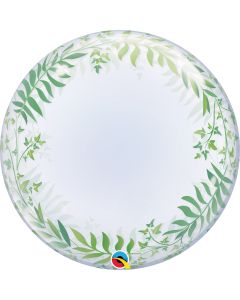 24 INCH DECO BUBBLE ELEGANT GREENERY 1CTP-QUA-85832