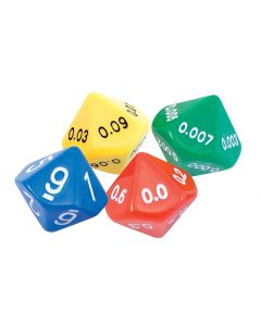 TFC-DICE PLACE VALUE DECIMAL STUDENT 4P-TFC-11462