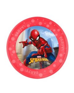 REUSABLE SPIDERMAN CRIME FIGHTER PARTY PLATE 21CM-PRO-96271S