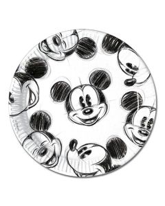 MICKEY FACES PAPER PLATES LARGE 23CM 25CT-PRO-82738