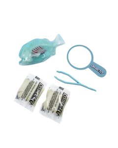 DISSECT-IT MINI PIRANHA WITH MAGNIFYING GLASS-JKR-38086