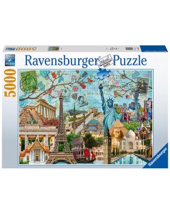 RAVENSBURGER 5000PC PUZZLE AT BIG CITY COLLAGE-RVG-17118