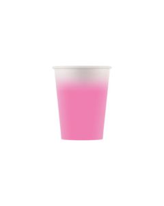 FUCHSIA PAPER CUPS 200ML 8CT-PRO-89611