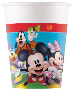 MICKEY ROCK THE HOUSE PAPER CUPS 200ML 8CT-PRO-93823
