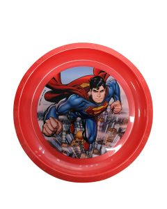 SUPERMAN SHAPED PP PLATE-STO-83830