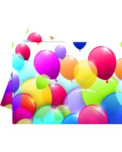 FLYING BALLOONS PLASTIC TABLECOVER 120X180CM 1CT-PRO-80665