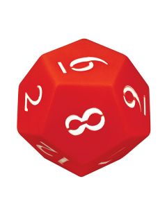 TFC-DICE 100MM 12 FACE NUMBER PVC 1P-TFC-10934