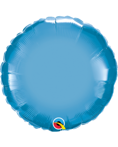 18 INCH FOIL RND CHROME BLUE 1CTP-QUA-90032
